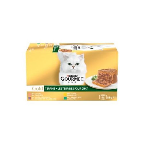 GOURMET Gold Terrine verschiedene Geschmacksrichtungen 4x85 g