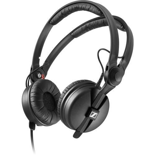 Sennheiser HD 25 DJ On Ear Kopfhörer kabelgebunden Schwarz