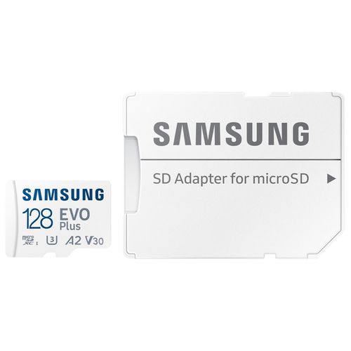 SAMSUNG MicroSDXC-Speicherkarte EVO Plus (2024) 128GB inkl. Adapter