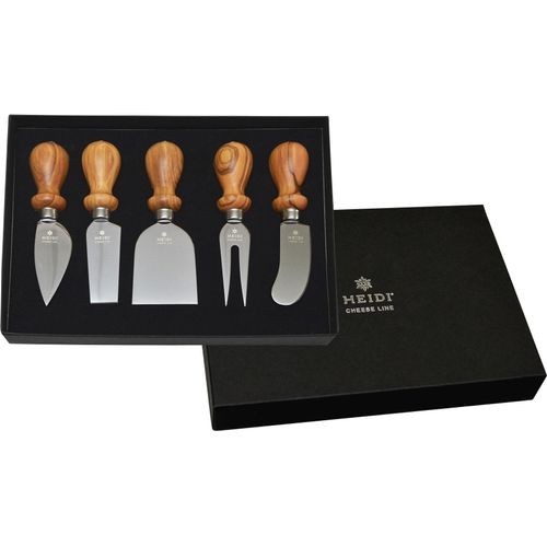 Käsemesser »Heidi Cheese Line Heidi Cheese Line Käsemesser Set -4«, (5 tlg.), Glatter Schliff