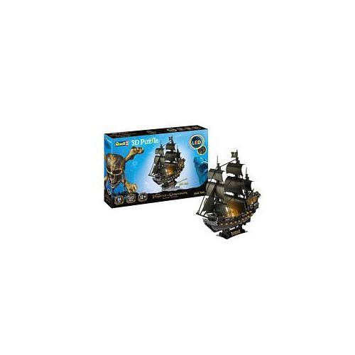 Revell Disney Pirates of the Caribbean Piratenschiff Black Pearl - LED Edition 3D-Puzzle, 293 Teile