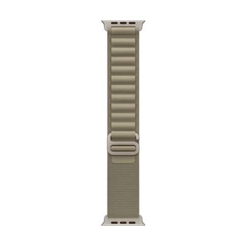 Apple Alpine Loop Armband 44 mm, 45 mm, 49 mm L Oliv Watch Series 4, Watch Series 5, Watch Series 6, Watch Series 7, Watch Series 8, Watch Series 9, Watch SE,