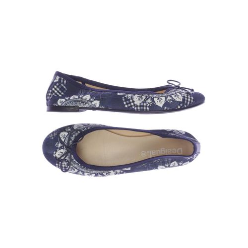 Desigual Damen Ballerinas, marineblau, Gr. 37