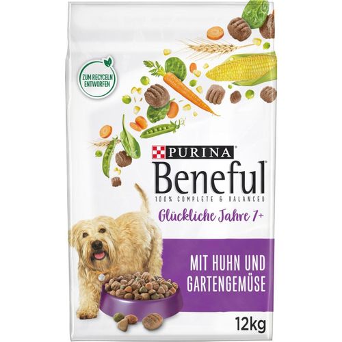 PURINA BENEFUL Glückliche Jahre 7+, Huhn & Gemüse 2x12kg