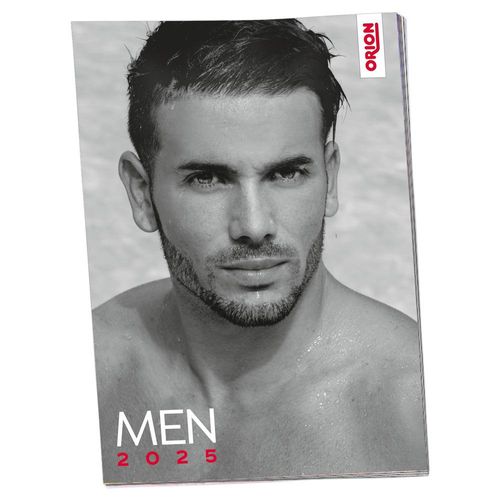 Pin-up Kalender „Men 2025“ im Großformat