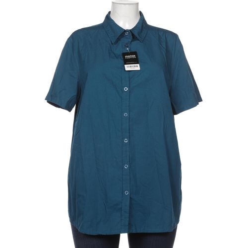 sheego Damen Bluse, blau, Gr. 46