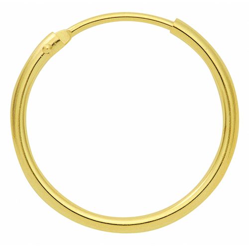 Paar Creolen ADELIA´S "Damen Goldschmuck 1 Paar 333 Gold Ohrringe / Creolen Ø 32 mm", gold, Ohrringe, Damen, Damen, Gold, 333 Gold Goldschmuck für Damen