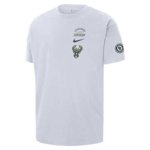 Milwaukee Bucks Courtside Nike NBA-T-Shirt (Herren) - Weiß