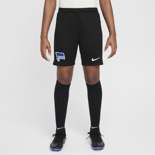 Hertha BSC 2024/25 Stadium Home/Away Nike Replica Dri-FIT Fußballshorts für ältere Kinder - Schwarz