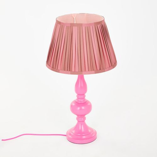 Pinke Tischlampe 54x30cm