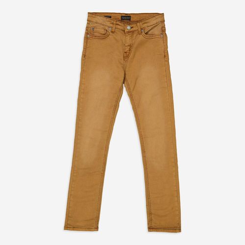 Braune Slim Fit Jeans