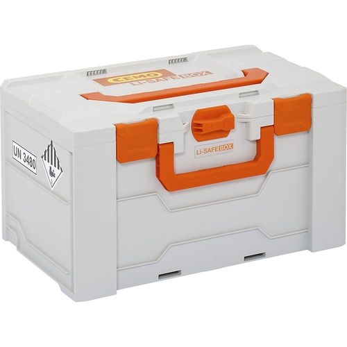 CEMO Akku-Systembrandschutzbox Li-SAFE, für Lagerung und Transport, Modell 2-L, LxBxH 500 x 300 x 280 mm