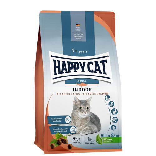 Happy Cat Indoor Adult Atlantik Lachs 3x4kg