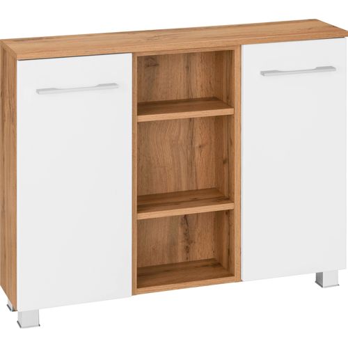 Badkommode WELLTIME "Soria", weiß, B:90cm H:71cm T:20cm, MDF, Sideboards