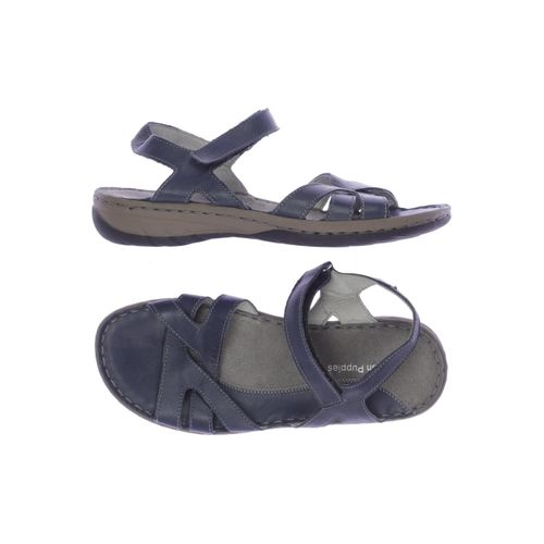 Hush Puppies Damen Sandale, blau, Gr. 36