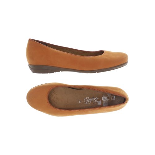 Ara Damen Ballerinas, orange, Gr. 38.5