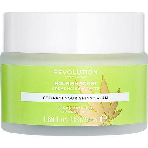 Revolution Skincare Gesichtspflege Moisturiser Nourish BoostCBD Rich Nourishing Cream