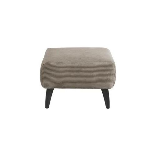 Hocker Colori Graubraun Cord