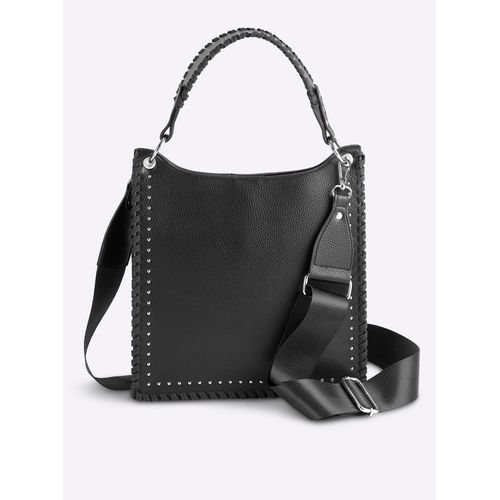 Handtasche HEINE Gr. B/H/T: 28cm x 30cm x 8cm, schwarz Damen Taschen