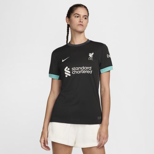 Liverpool FC 2024/25 Stadium Away Nike Dri-FIT Replica Fußballtrikot (Damen) - Schwarz