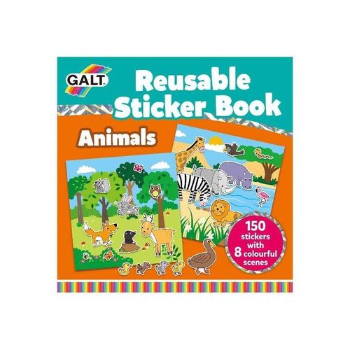 Galt - Reusable Sticker Book - Animals