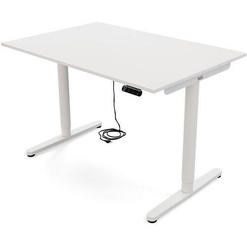 Yaasa Desk Essential 120 x 80 cm - Elektrisch höhenverstellbarer Schreibtisch | weiß