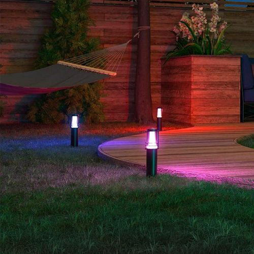 tint von MÜLLER-LICHT tint Sockelleuchte, 3er Set, LED, 404040,