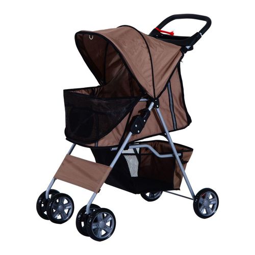 Hundewagen Hundebuggy Pet Stroller Hunde Buggy mit 4 Rolle in 4 Farben