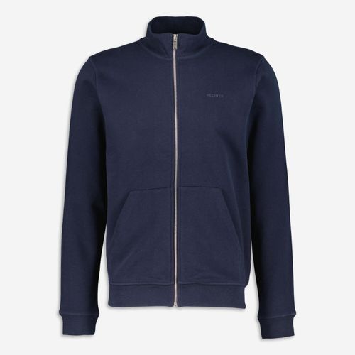 Dunkelblaue Sweatjacke