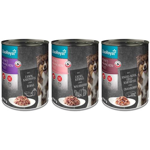 ZooRoyal Feines Hähnchenfilet Mixpaket 12x400g