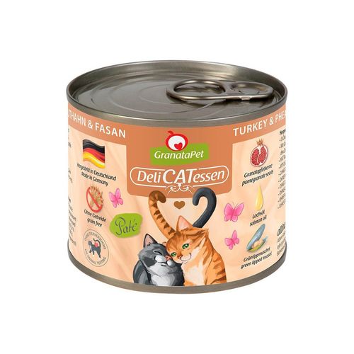 GranataPet Katze - Delicatessen Dose Truthahn & Fasan 6x200g