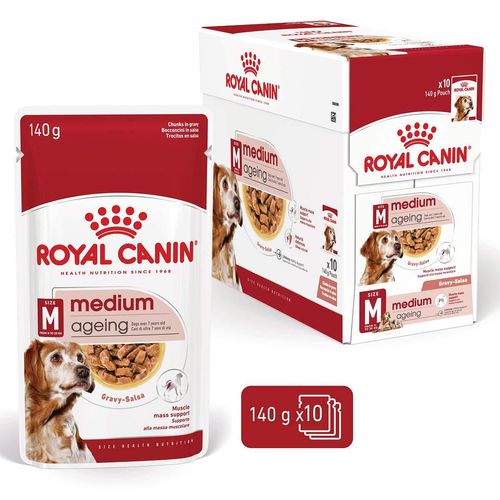 Royal Canin SHN Medium Ageing Gravy 10x140g