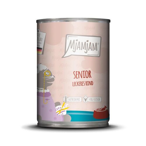 MjAMjAM Senior leckeres Rind 6x400g