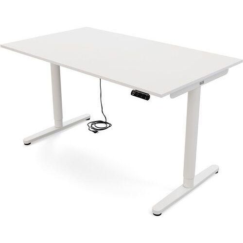 Yaasa Desk Essential 140 x 80 cm - Elektrisch höhenverstellbarer Schreibtisch | weiß