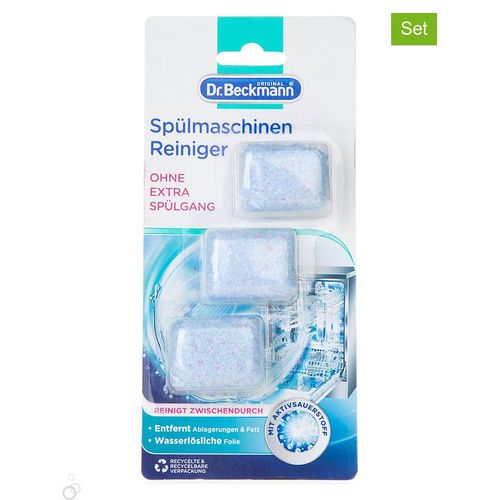 Dr. Beckmann 3er-Set: Spülmaschinenreiniger-Tabs, je 3 x à 20 g