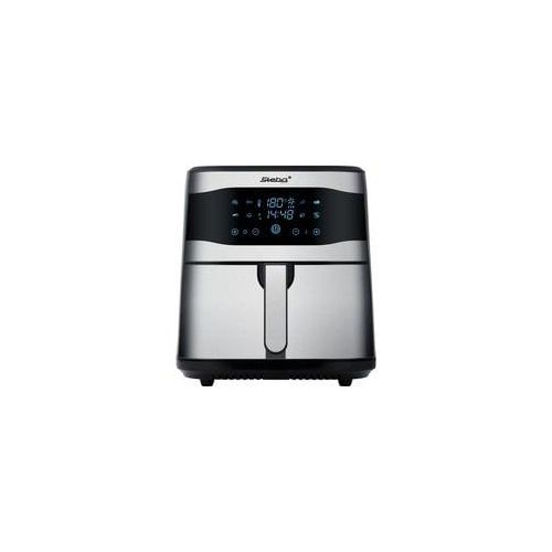 Heißluftfritteuse HF 8000 Family edelstahl/schwarz, 1.800 Watt, Korb 8 Liter