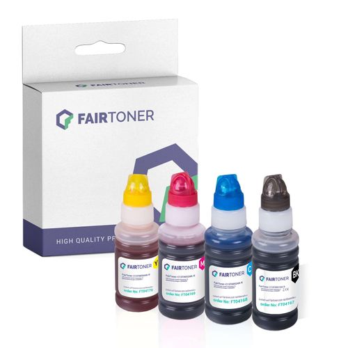 4er Multipack Set kompatibel für Epson Ecotank L-3110 CIS (103) Tintentanks