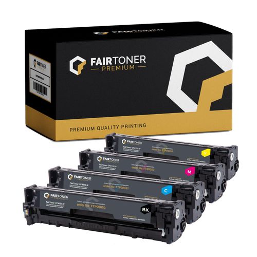 Premium 4er Multipack Set Kompatibel für HP CF410X-CF413X Color LaserJet Pro M 450 Series Toner