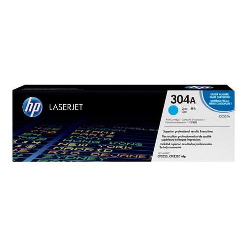 Original HP Color LaserJet CM 2320 EBB MFP (CC531A / 304A) Toner Cyan