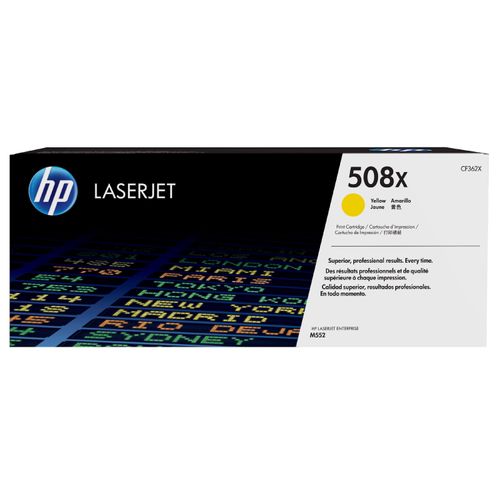 Original HP Color LaserJet Managed MFP M 577 Series (CF362X / 508X) Toner Gelb