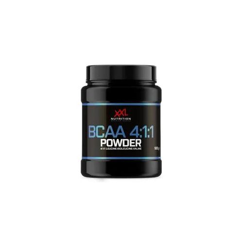 BCAA 4:1:1 Pulver Aminosäuren - Himbeere - 500 Gramm - XXL Nutrition