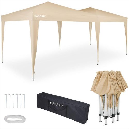 Faltpavillon Beige 3x6m