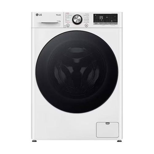 LG Waschtrockner mit AI DD 11 KG Waschen 6 KG Trocknen 1360 U./Min. Steam TurboWash 360° Neue WohlfühlTrommel WiFiFunktion W4WR70E6Y