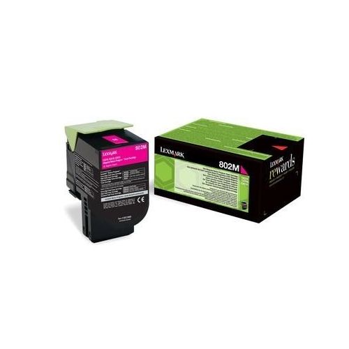 Original Lexmark CX 410 e (80C20M0 / 802M) Toner Magenta
