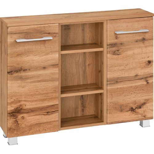 Badkommode WELLTIME "Soria", braun, B:90cm H:71cm T:20cm, MDF, Sideboards