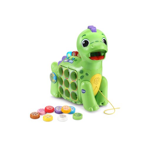 vtech Lernspielzeug »Zähl-mit-mir-Dino«, mit 9 Lebensmitteltalern