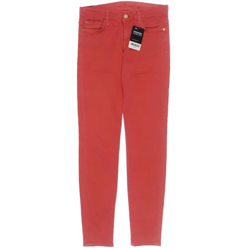 7 for all mankind Damen Jeans, rot, Gr. 26