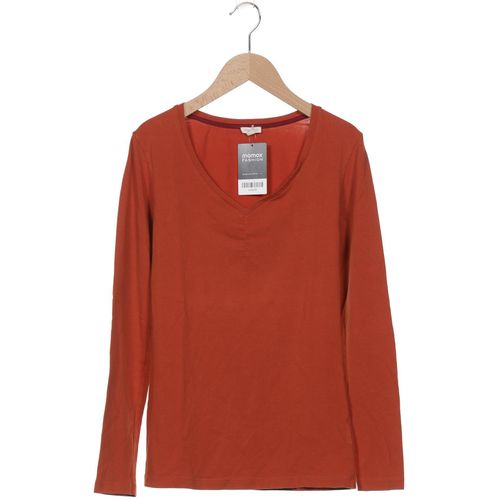 Grüne Erde Damen Langarmshirt, orange, Gr. 36