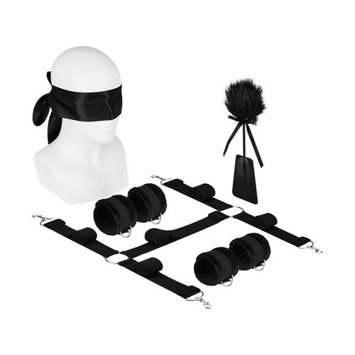 Leidenschaftliches Bett-Fessel-Set, 7 Teile