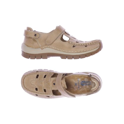 wolky Damen Halbschuh, beige, Gr. 38